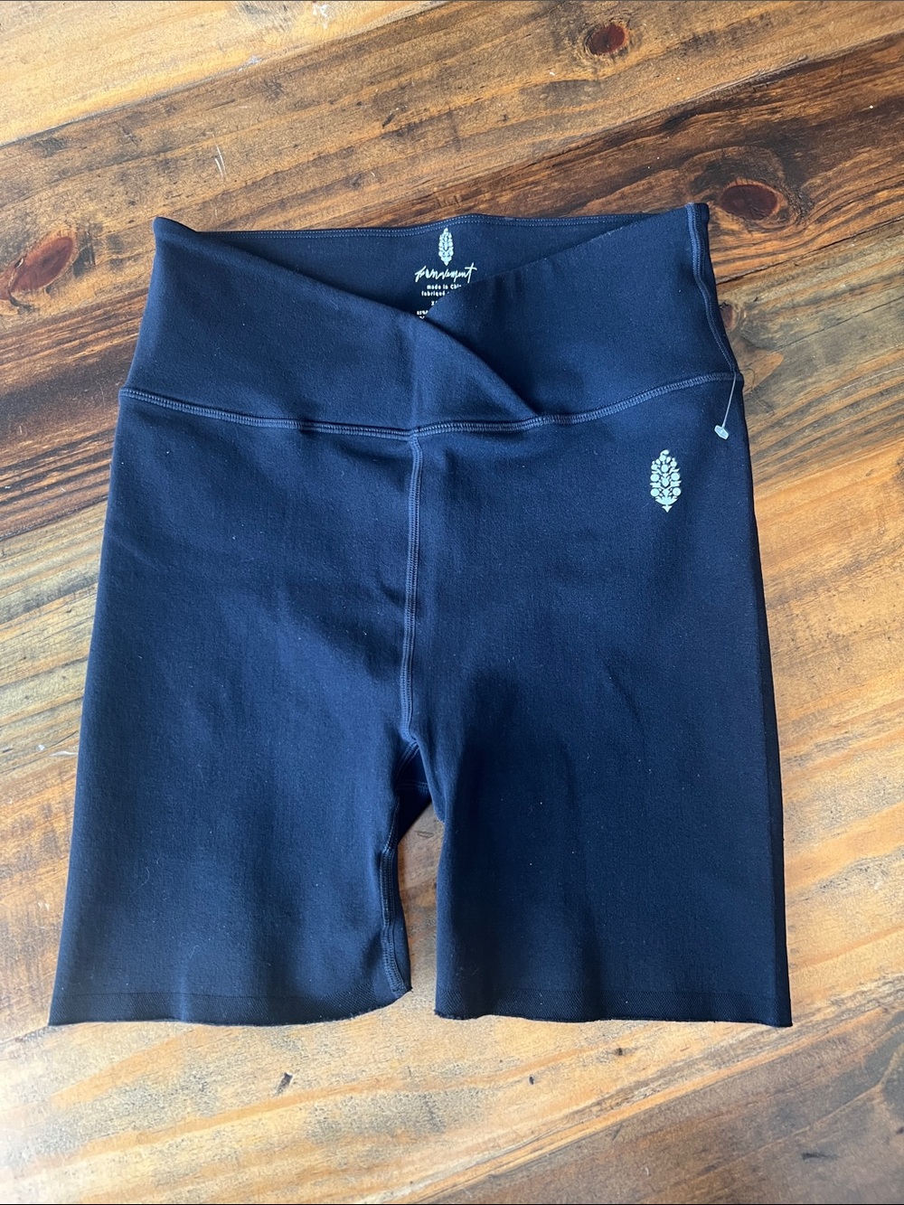 Free People Movement "Blaze It" high-rise bike shorts